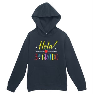 Hello 3rd Grade Spanish Teacher First Day Of School Urban Pullover Hoodie