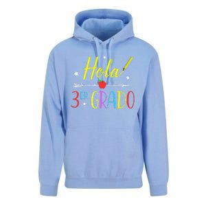 Hello 3rd Grade Spanish Teacher First Day Of School Unisex Surf Hoodie