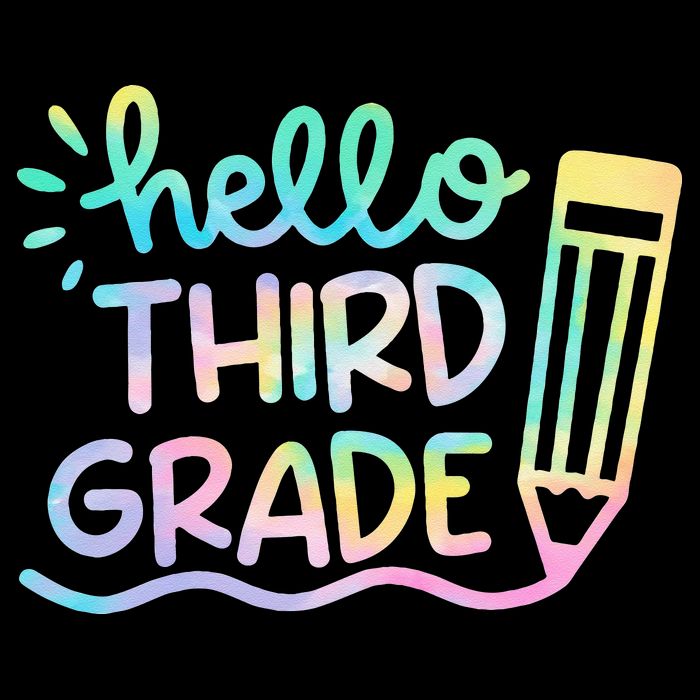 Hello 3rd Grade Tie Dye Teachers Kids Back To School Funny Doggie Tank