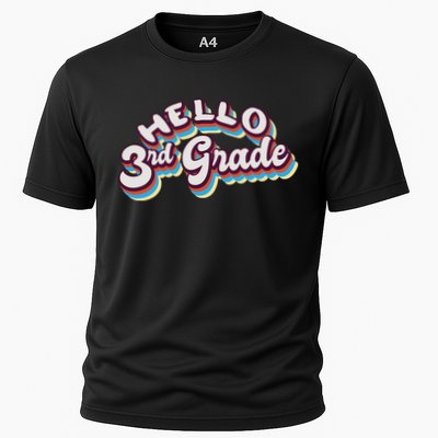 Hello 3rd Grade Colorful Performance Shirt