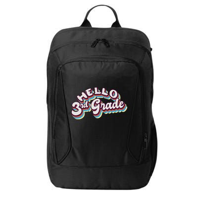 Hello 3rd Grade Colorful City Backpack