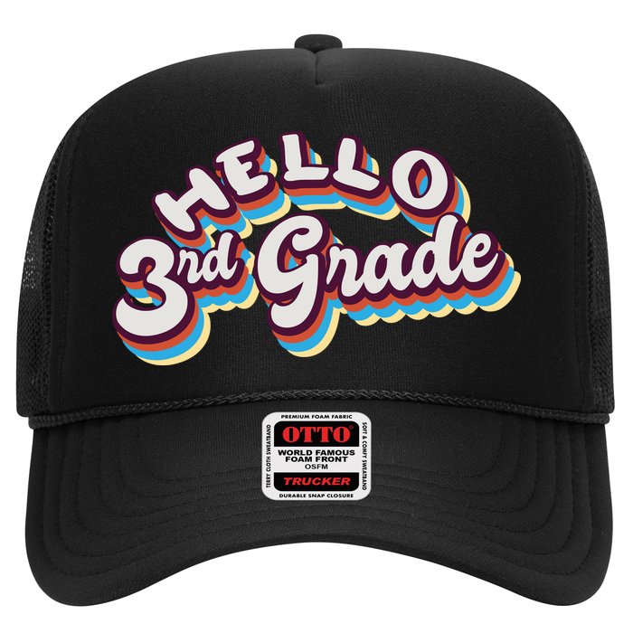Hello 3rd Grade Colorful Hat