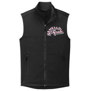 Hello 3rd Grade Colorful Collective Smooth Fleece Vest