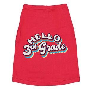 Hello 3rd Grade Colorful Doggie Tank