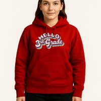 Hello 3rd Grade Colorful Hoodie