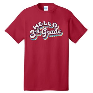 Hello 3rd Grade Colorful Tall T-Shirt