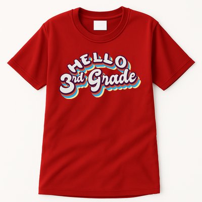 Hello 3rd Grade Colorful Tall T-Shirt