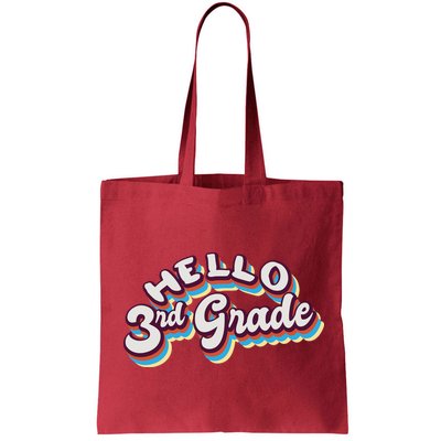 Hello 3rd Grade Colorful Bag