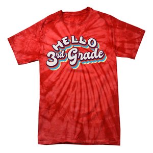 Hello 3rd Grade Colorful Tie-Dye T-Shirt