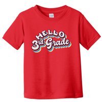 Hello 3rd Grade Colorful Toddler T-Shirt