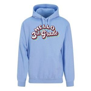 Hello 3rd Grade Colorful Unisex Surf Hoodie