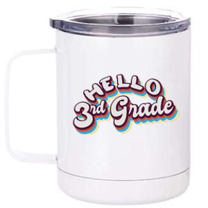 Hello 3rd Grade Colorful 12 oz Stainless Steel Tumbler Cup