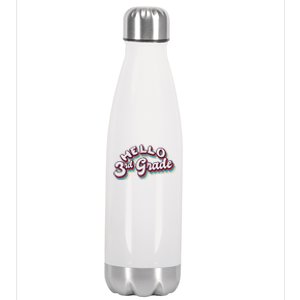 Hello 3rd Grade Colorful Stainless Steel Insulated Water Bottle