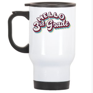 Hello 3rd Grade Colorful Stainless Steel Travel Mug