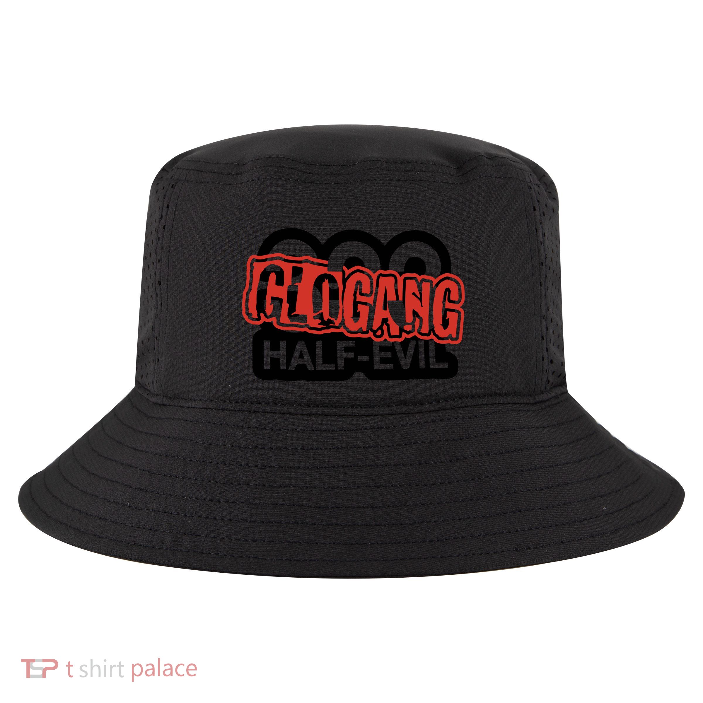Halfevilco 333 Half Evil G.L.O G.A.N.G Cool Comfort Performance Bucket Hat