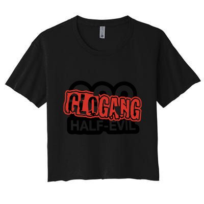 Halfevilco 333 Half Evil G.L.O G.A.N.G Crop Top
