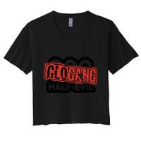 Halfevilco 333 Half Evil G.L.O G.A.N.G Crop Top