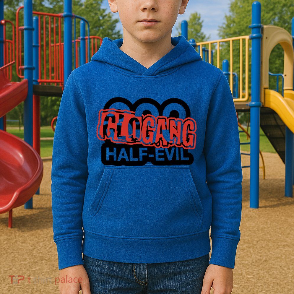Halfevilco 333 Half Evil G.L.O G.A.N.G Kids Hoodie