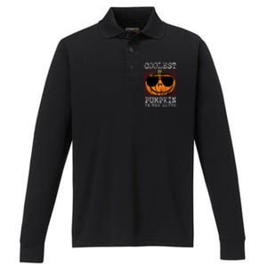 Holiday 365 Halloween Coolest Pumpkin In The Patch Gift Performance Long Sleeve Polo