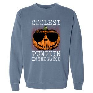 Holiday 365 Halloween Coolest Pumpkin In The Patch Gift Garment-Dyed Sweatshirt