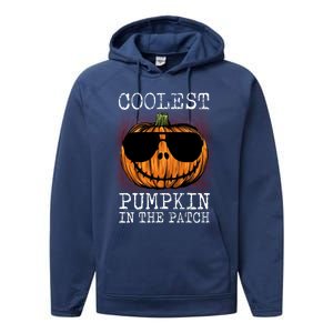 Holiday 365 Halloween Coolest Pumpkin In The Patch Gift Performance Fleece Hoodie