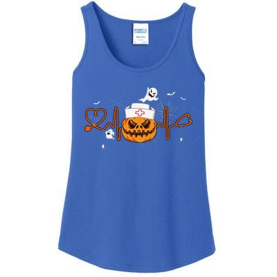 Holiday 365 Halloween Pumpkin Nurse Cute Ladies Essential Tank