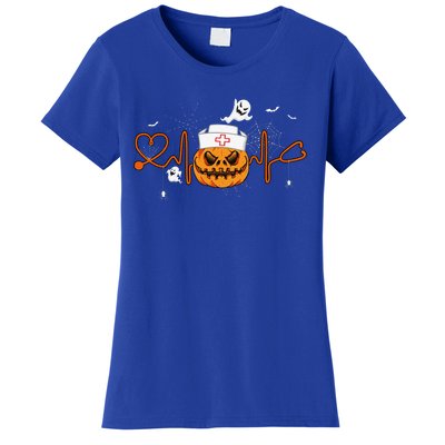 Holiday 365 Halloween Pumpkin Nurse Cute Women's T-Shirt