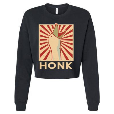 Honk 3 Cropped Pullover Crew