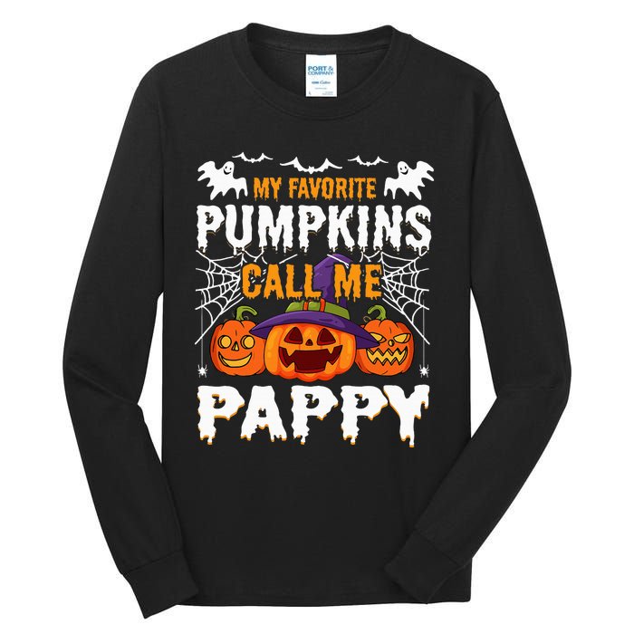 Holiday 365 Halloween My Favorite Pumpkins Call Me Pappy Tall Long Sleeve T-Shirt