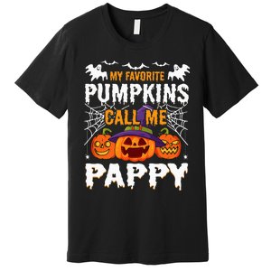 Holiday 365 Halloween My Favorite Pumpkins Call Me Pappy Premium T-Shirt