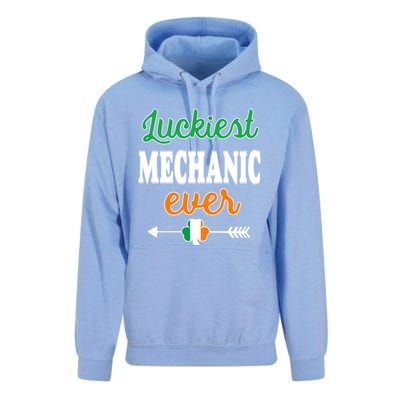 Holiday 365 St Patrick's Day Luckiest Mechanic Ever Gift Unisex Surf Hoodie