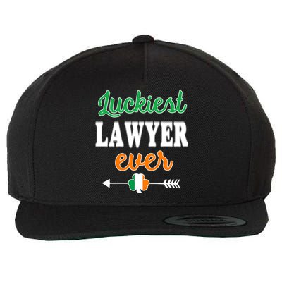 Holiday 365 St Patrick's Day Luckiest Lawyer Ever Gift Wool Snapback Cap