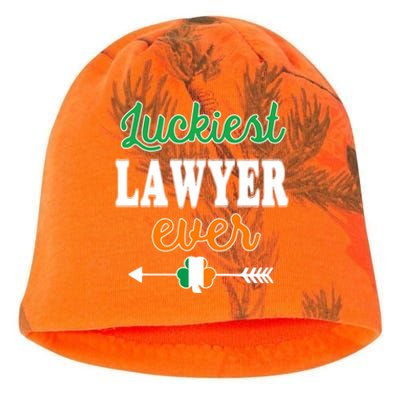 Holiday 365 St Patrick's Day Luckiest Lawyer Ever Gift Kati - Camo Knit Beanie