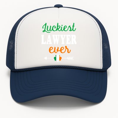 Holiday 365 St Patrick's Day Luckiest Lawyer Ever Gift Trucker Hat