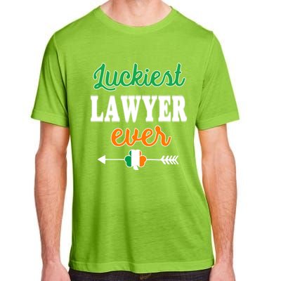 Holiday 365 St Patrick's Day Luckiest Lawyer Ever Gift Adult ChromaSoft Performance T-Shirt