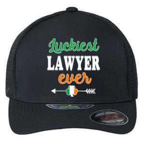 Holiday 365 St Patrick's Day Luckiest Lawyer Ever Gift Flexfit Unipanel Trucker Cap