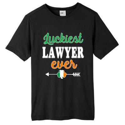 Holiday 365 St Patrick's Day Luckiest Lawyer Ever Gift Tall Fusion ChromaSoft Performance T-Shirt