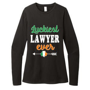 Holiday 365 St Patrick's Day Luckiest Lawyer Ever Gift Womens CVC Long Sleeve Shirt