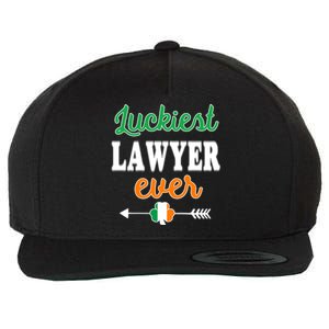 Holiday 365 St Patrick's Day Luckiest Lawyer Ever Gift Wool Snapback Cap