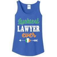 Holiday 365 St Patrick's Day Luckiest Lawyer Ever Gift Ladies Essential Tank