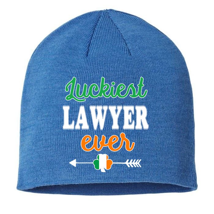 Holiday 365 St Patrick's Day Luckiest Lawyer Ever Gift Sustainable Beanie