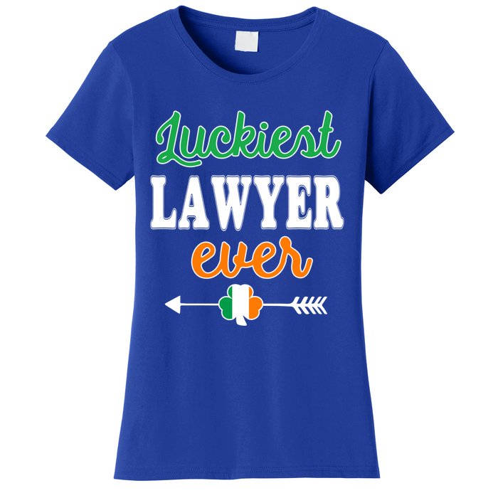 Holiday 365 St Patrick's Day Luckiest Lawyer Ever Gift Women's T-Shirt