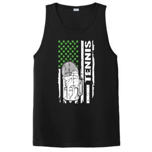 Holiday 365 St Patrick's Day Tennis Sport Irish Flag Gift PosiCharge Competitor Tank