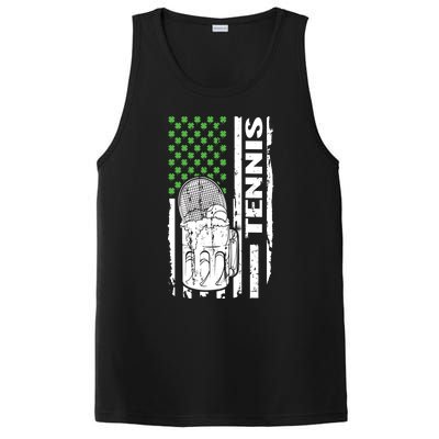 Holiday 365 St Patrick's Day Tennis Sport Irish Flag Gift PosiCharge Competitor Tank