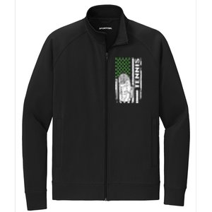 Holiday 365 St Patrick's Day Tennis Sport Irish Flag Gift Stretch Full-Zip Cadet Jacket