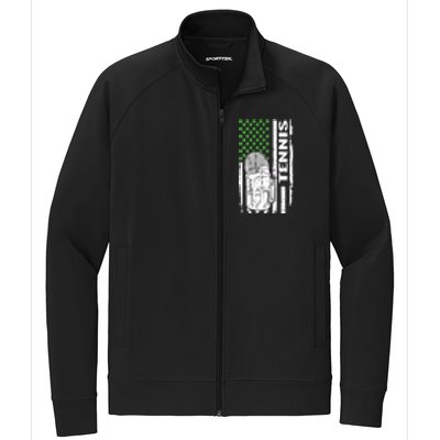 Holiday 365 St Patrick's Day Tennis Sport Irish Flag Gift Stretch Full-Zip Cadet Jacket