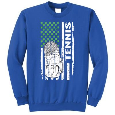 Holiday 365 St Patrick's Day Tennis Sport Irish Flag Gift Sweatshirt