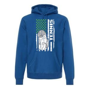 Holiday 365 St Patrick's Day Tennis Sport Irish Flag Gift Premium Hoodie