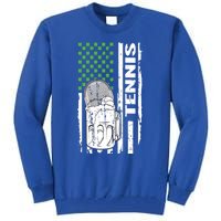 Holiday 365 St Patrick's Day Tennis Sport Irish Flag Gift Tall Sweatshirt