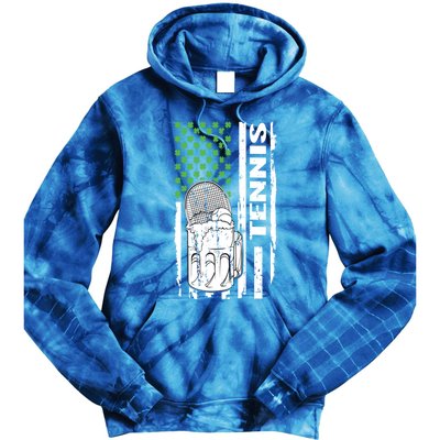 Holiday 365 St Patrick's Day Tennis Sport Irish Flag Gift Tie Dye Hoodie